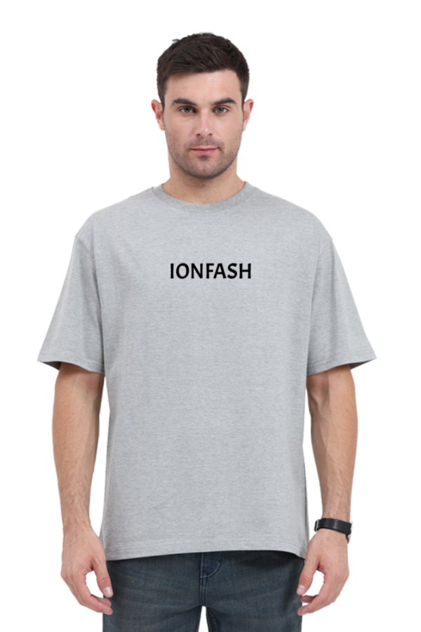 Ionfash Gray Oversized T-shirt - Image 14