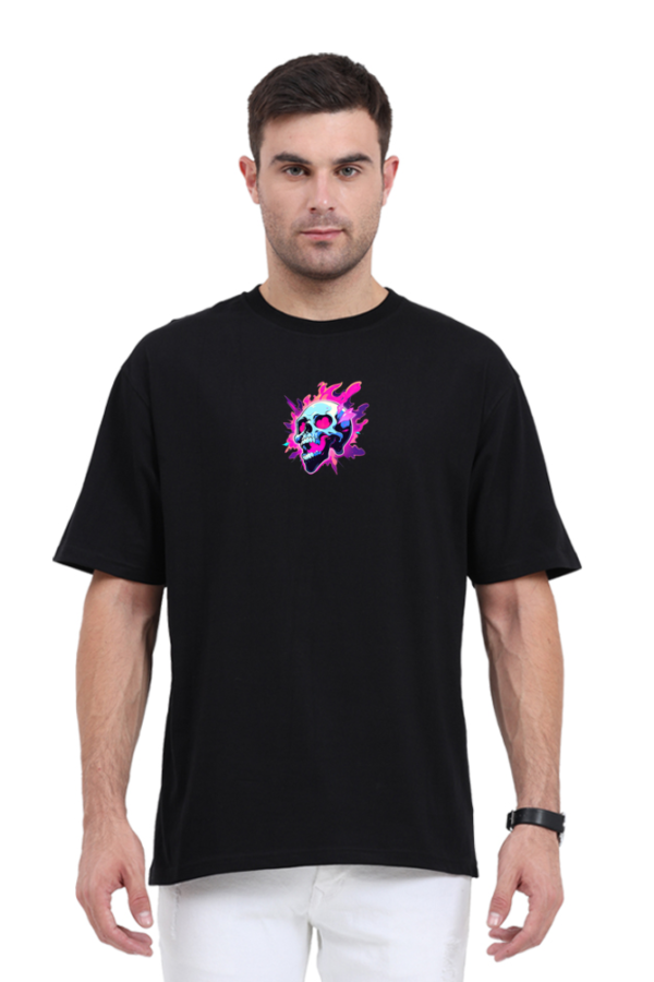 The Ghost Black Colour overSized T-shirt - Image 2