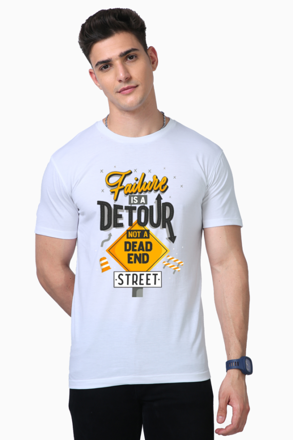 Failure Is Detour Classic Fit T-shirt - Image 3