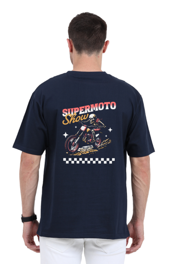 Super Moto Graphic Oversized T-shirt - Image 3