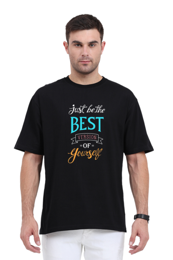 Just Be The Best Oversized T-shirt - Image 2