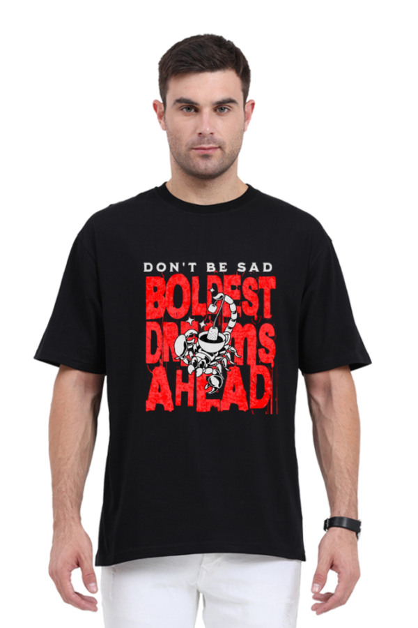 Don`t Be Sad Printed Oversized t-shirt - Image 2