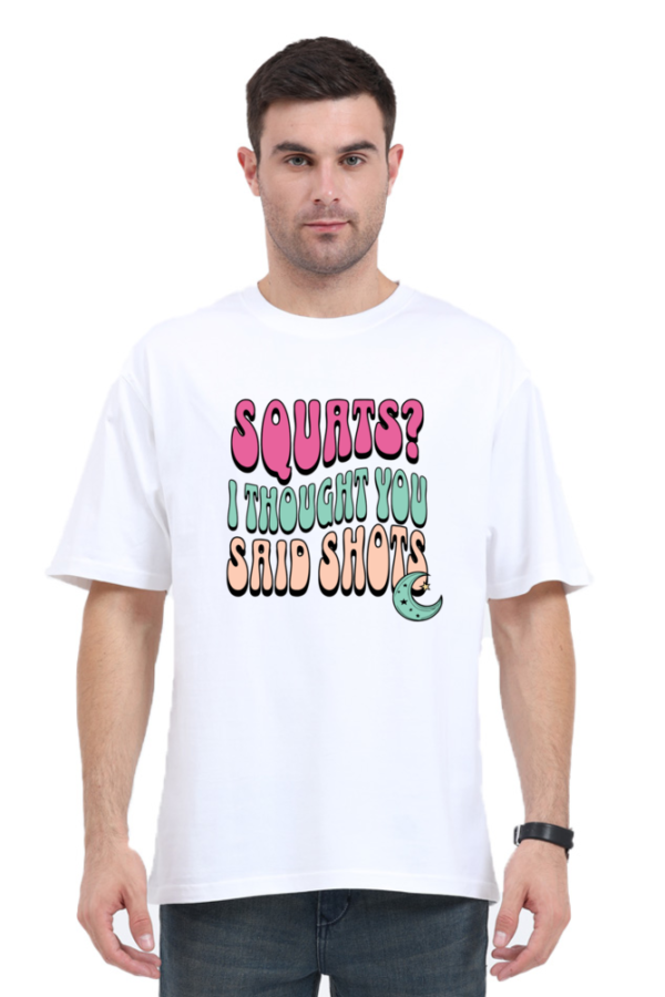 Squats Lover Oversized T-shirt - Image 2