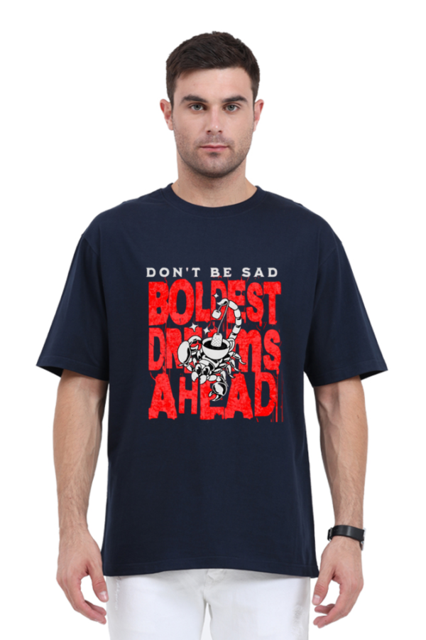 Don`t Be Sad Printed Oversized t-shirt