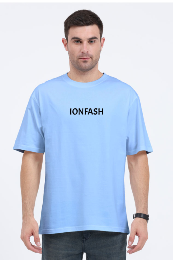 Ionfash Gray Oversized T-shirt