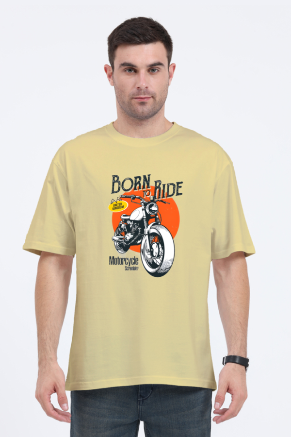 Born To ride Oversized T-shirt - Image 3