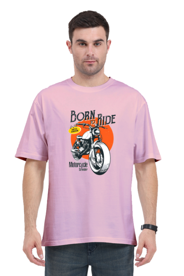 Born To ride Oversized T-shirt - Image 2